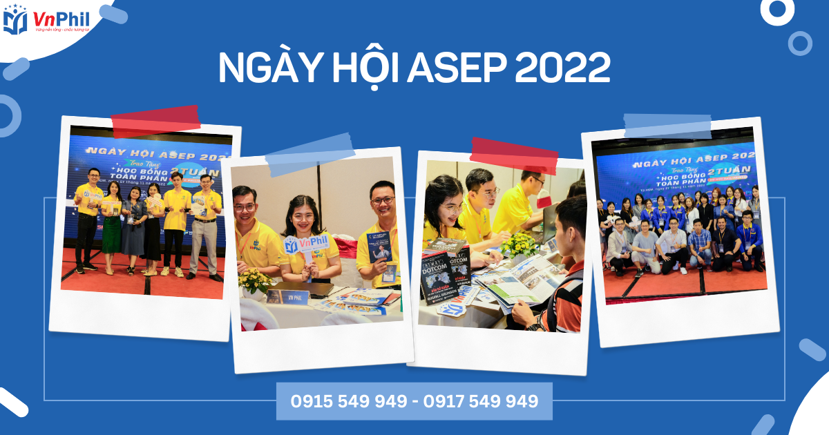 Ngày hội ASEP 2022 - Cơ hội học bổng du học Philippines đáng giá nhất năm