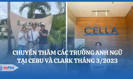 Chuyến thăm các trường Anh ngữ tại Cebu và Clark tháng 3/2023