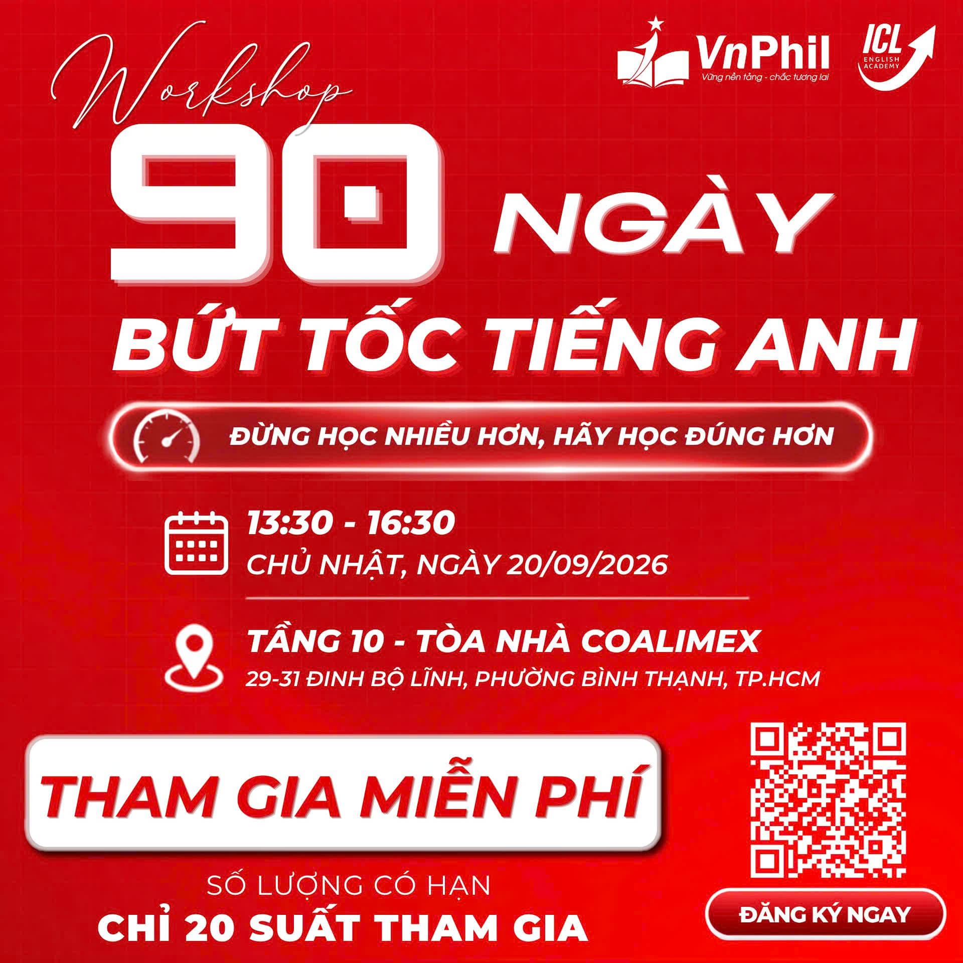 Cơ hội nhận học bổng du học tiếng anh Philippines tại Workshop của VnPhil
