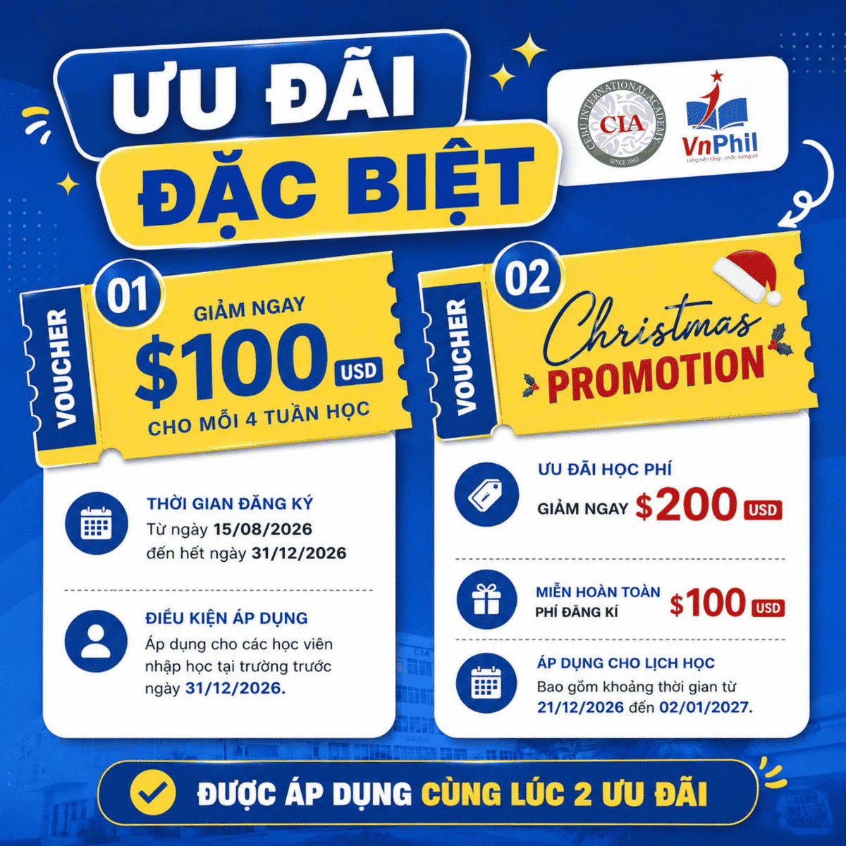 Học bổng trường CIA